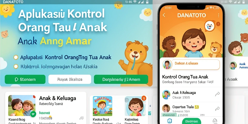 Tampilan antarmuka aplikasi DANATOTO yang intuitif dan informatif.