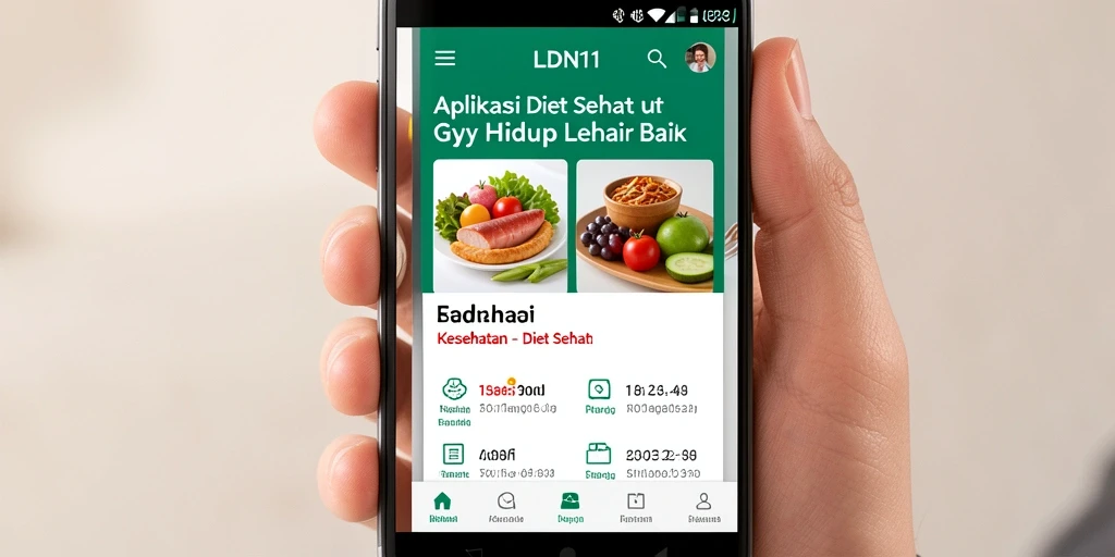 Antarmuka LDN11 yang mudah digunakan untuk diet sehat.