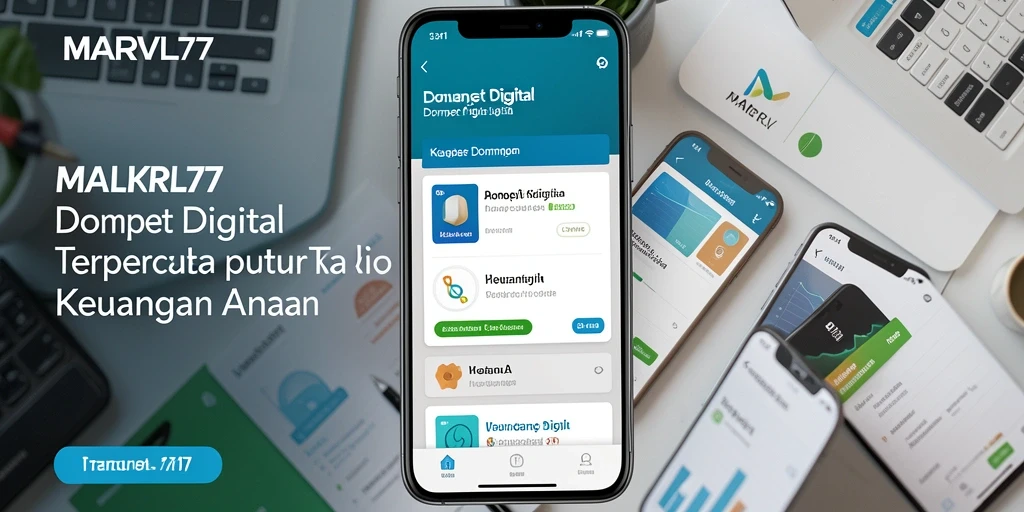 Antarmuka aplikasiyang intuitif dengan fitur-fitur Dompet Digital.