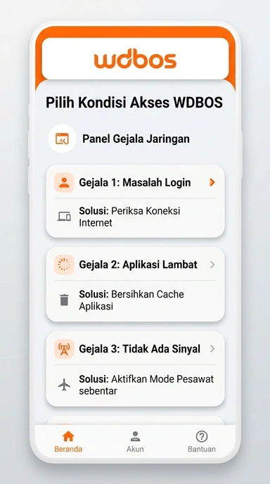 Tampilan link alternatif wdbos